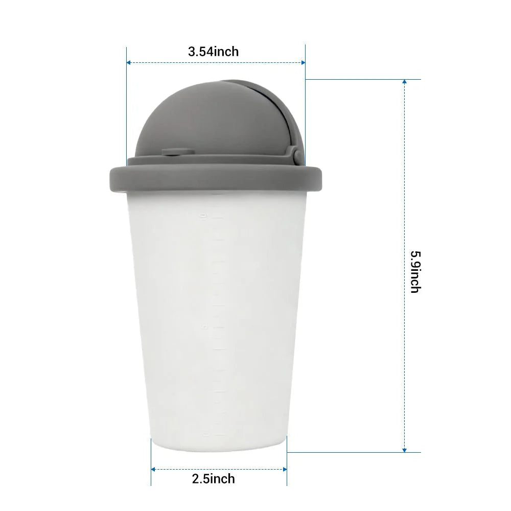 Premium Silicone Car Trash Can for Tesla Model S/Y/3/X | Leak-Proof Vehicle Garbage Bin & Interior Organizer