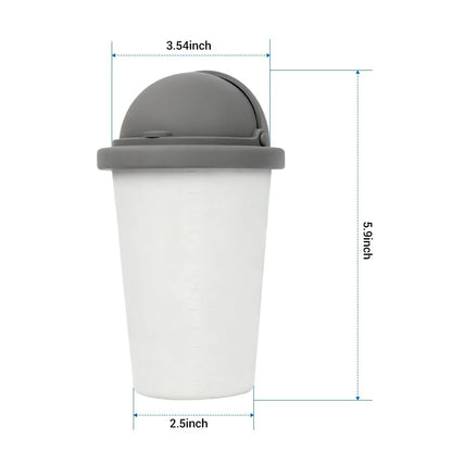 Premium Silicone Car Trash Can for Tesla Model S/Y/3/X | Leak-Proof Vehicle Garbage Bin & Interior Organizer