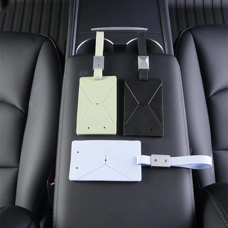 Silicone Key Card Holder for Tesla Model 3 & Model Y (2017–2023) – Anti-Slip, Scratch-Resistant, Lightweight Keychain Case