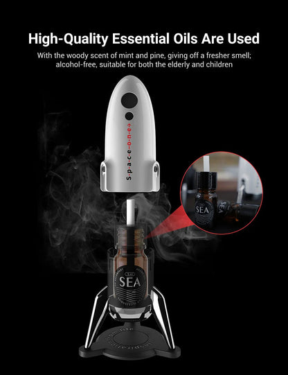 Space One Rocket Model Car Perfume for Tesla – Premium Essential Oil Aromatherapy Diffuser