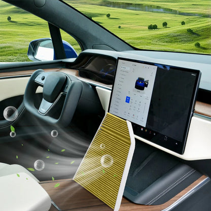 Activated Carbon Cabin Air Filter for Tesla Model X (2017–2026+) | HEPA-Grade PM2.5 Filtration | Odor & Allergen Removal