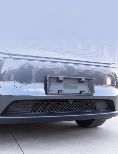 Tesla Model Y Juniper 2025+ Split-Type Front Bumper Grille Mesh Insert – Insect & Debris Protection, Snap-Fit, No Camera Obstruction (Not for Performance)