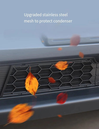 Tesla Model Y Juniper 2025+ Split-Type Front Bumper Grille Mesh Insert – Insect & Debris Protection, Snap-Fit, No Camera Obstruction (Not for Performance)