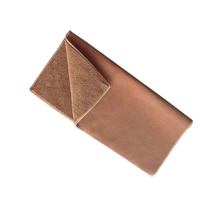 Premium Dual-Sided Car Cleaning Towel (30×30cm) | Suede & Coral Velvet | Scratch-Free, Lint-Free | For Tesla Model 3, Model Y, Model S, Model X & Cybertruck