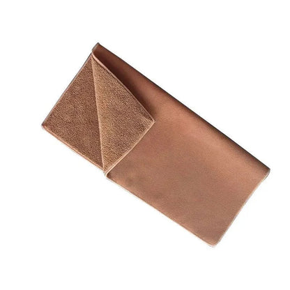 Premium Dual-Sided Car Cleaning Towel (30×30cm) | Suede & Coral Velvet | Scratch-Free, Lint-Free | For Tesla Model 3, Model Y, Model S, Model X & Cybertruck