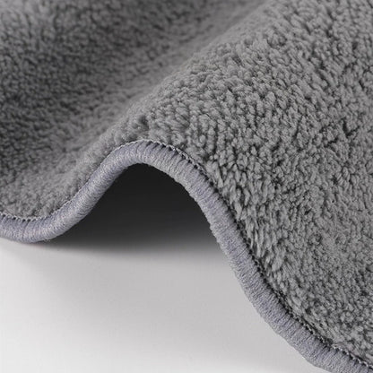 Premium Dual-Sided Car Cleaning Towel (30×30cm) | Suede & Coral Velvet | Scratch-Free, Lint-Free | For Tesla Model 3, Model Y, Model S, Model X & Cybertruck