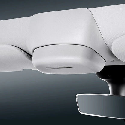 Sunglass Holder Storage Clip for Tesla Model Y | Premium ABS & Velvet-Lined Car Glasses Case | Snap-On Installation, Scratch-Free Protection