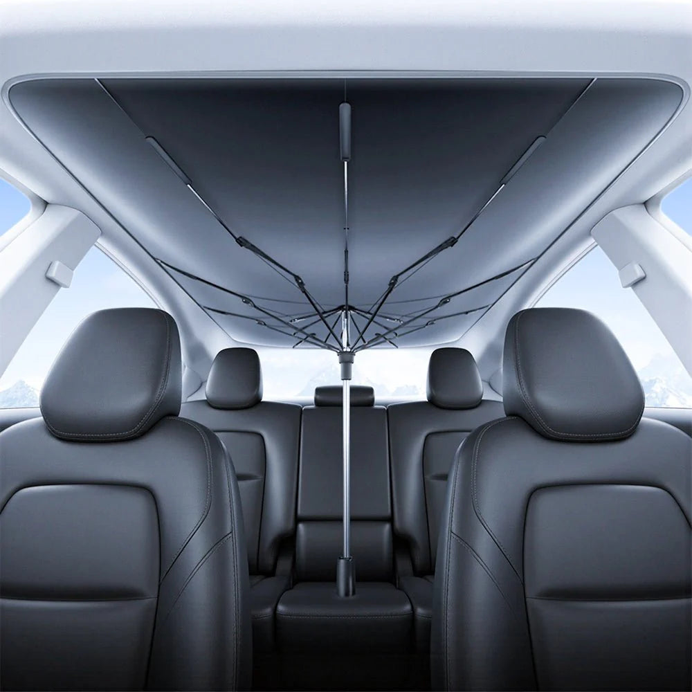 Sunroof Sunshade Umbrella for Tesla Model Y (2020–Present) | Quick-Install UV & Heat Insulation Roof Shade