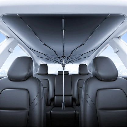 Sunroof Sunshade Umbrella for Tesla Model Y (2020–Present) | Quick-Install UV & Heat Insulation Roof Shade