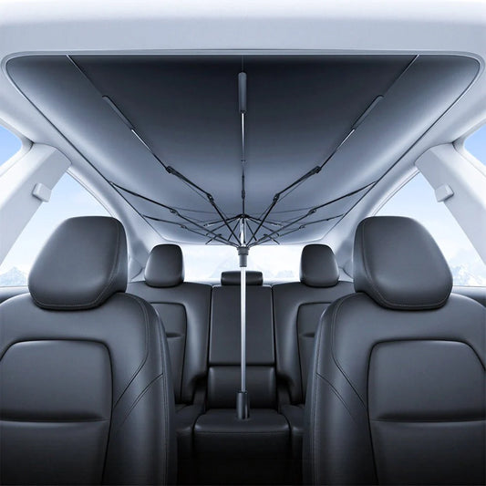 Sunroof Sunshade Umbrella for Tesla Model Y (2020–Present) | Quick-Install UV & Heat Insulation Roof Shade