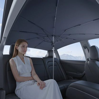 Sunroof Sunshade Umbrella for Tesla Model Y (2020–Present) | Quick-Install UV & Heat Insulation Roof Shade