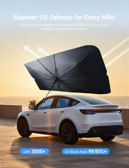 Sunroof Sunshade Umbrella for Tesla Model Y (2020–Present) | Quick-Install UV & Heat Insulation Roof Shade