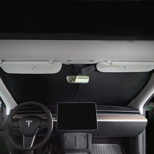 Tesla Model X Full Window Sunshade Set (12-Piece) | UV Blocking Heat Reduction Sunshade Cover for Model X 2016–2025