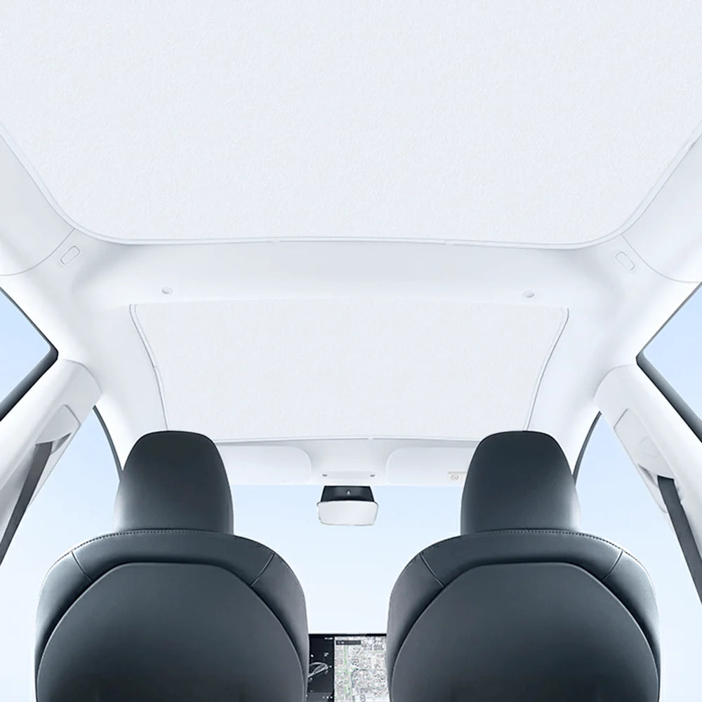 Graphene Roof Sunshade for Tesla Model 3 (2017–Present) – Custom-Fit Glass Roof Shade with UV Protection & Heat Reduction