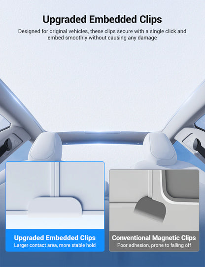 Graphene Roof Sunshade for Tesla Model 3 (2017–Present) – Custom-Fit Glass Roof Shade with UV Protection & Heat Reduction