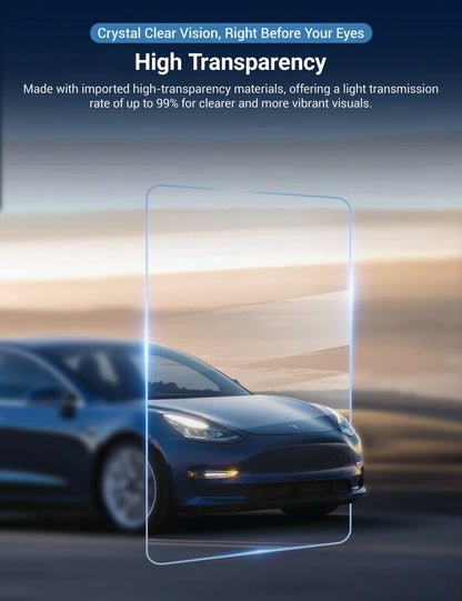 Tempered Glass Screen Protector for Tesla Model S & Model X (17") – Anti-Scratch, Anti-Fingerprint, Blue Light Protection