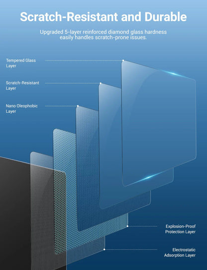 Tempered Glass Screen Protector for Tesla Cybertruck (2024–Present)  Ultra-Clear, Scratch-Resistant Display Protection with Easy Installation
