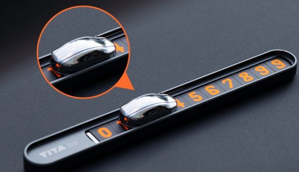 Temporary Parking Plate Phone Holder for Tesla Model 3 Model Y Model S Model X (2012–Present) | Adjustable Dashboard Mount, Secure & Easy Install