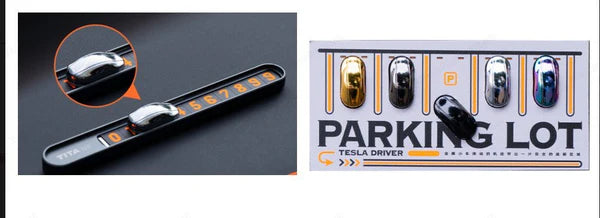 Temporary Parking Plate Phone Holder for Tesla Model 3 Model Y Model S Model X (2012–Present) | Adjustable Dashboard Mount, Secure & Easy Install