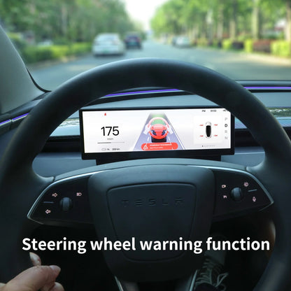 10.88" Touch Screen Instrument Cluster Dashboard Display for Tesla Model 3 Model Y & Cybertruck | Wireless CarPlay & Android Auto | OTA Updates