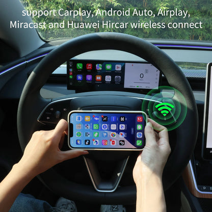 10.88" Touch Screen Instrument Cluster Dashboard Display for Tesla Model 3 Model Y & Cybertruck | Wireless CarPlay & Android Auto | OTA Updates