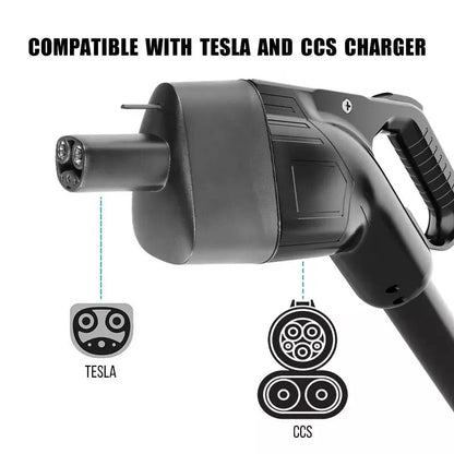 CCS1 Adapter for Tesla Model S/3/X/Y – 250kW Fast Charging | CCS1 to Tesla Charging Adapter | IP54 Waterproof | -30°C to 50°C Temperature Resistant