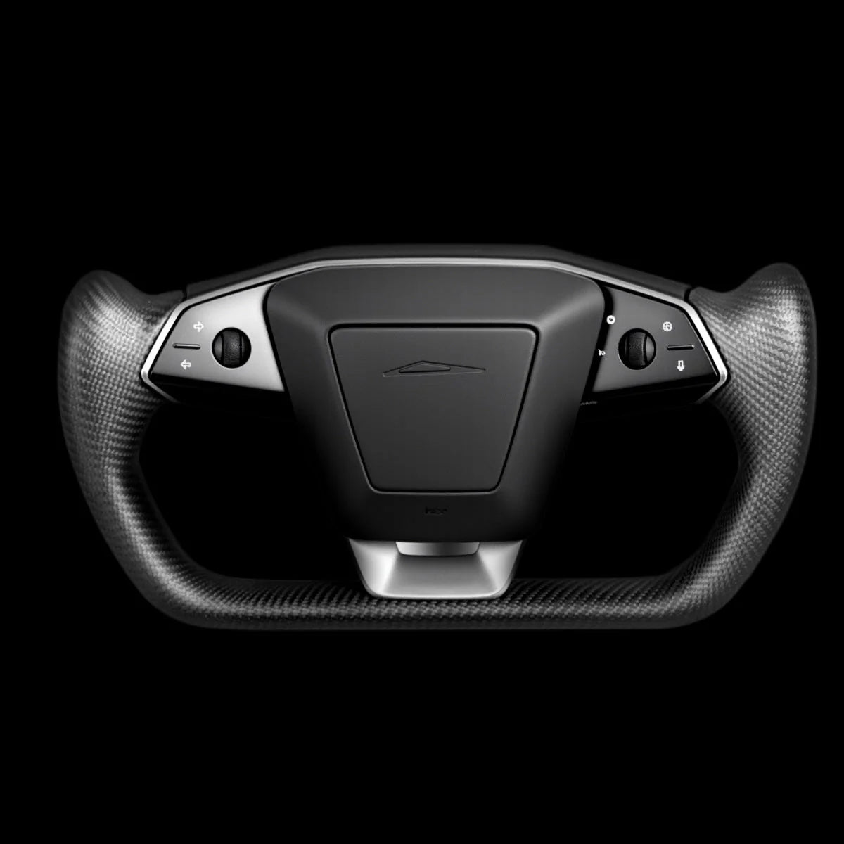 Cybertruck Carbon Fiber Yoke Steering Wheel – Custom U-Shaped Steering Wheel for Tesla Cybertruck (Steer-by-Wire Compatible)