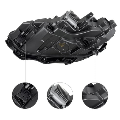 LED Headlight Assembly Replacement for Tesla Model X 2016–Present | OEM-Grade Fit | Left/Right Options | Compatible with 1034312–1034319