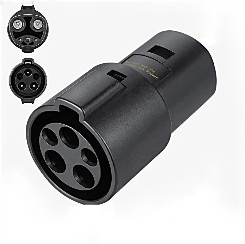 J1772 to Tesla Adapter (60A 250V, 14.4kW) — Level 2 Charging Adapter for Tesla Model S Model 3 Model X Model Y, High-Power EV Charger Converter