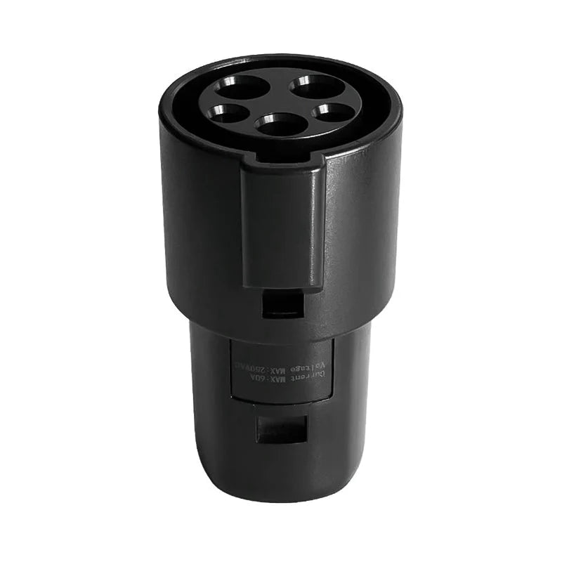 J1772 to Tesla Adapter (60A 250V, 14.4kW) — Level 2 Charging Adapter for Tesla Model S Model 3 Model X Model Y, High-Power EV Charger Converter