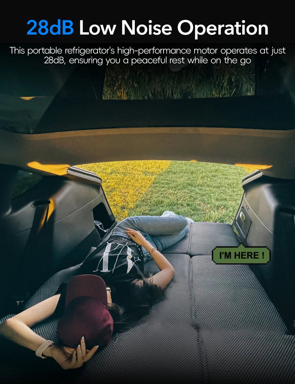 Rear Trunk On-Board Refrigerator for Tesla Model Y (5-Seater) – 15L Built-In Car Fridge with Low Energy Consumption & Intelligent Temperature Control