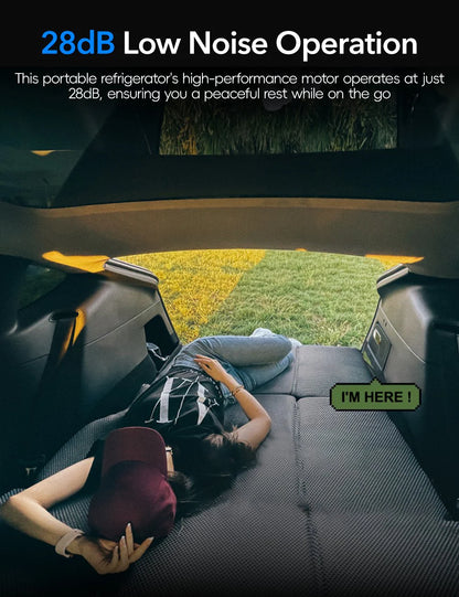 Rear Trunk On-Board Refrigerator for Tesla Model Y (5-Seater) – 15L Built-In Car Fridge with Low Energy Consumption & Intelligent Temperature Control