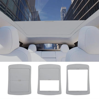 Retractable Glass Roof Sunshade for Tesla Model Y Juniper (UPF50+ Heat & UV Protection)