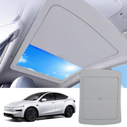 Retractable Glass Roof Sunshade for Tesla Model Y Juniper (UPF50+ Heat & UV Protection)