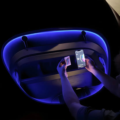 RGB LED Frunk Light Strip for Tesla Model 3, Model Y, Model S, and Model X (2012–2024) | APP & Remote Control Multicolor Frunk Lighting Kit