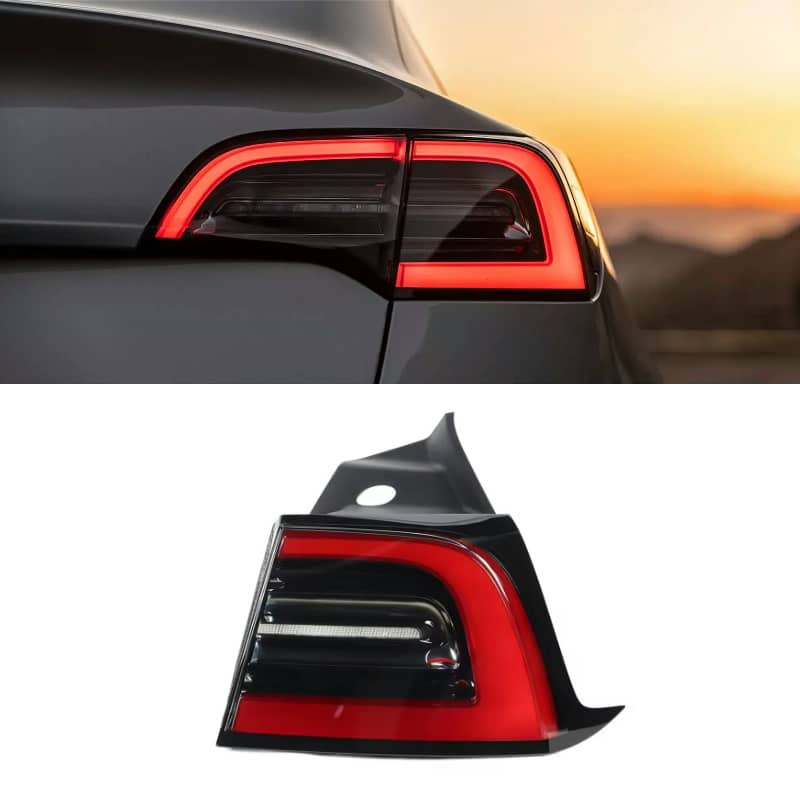 4-Pin LED Inner Tail & Brake Light Replacement for Tesla Model 3 (2017-2023) & Model Y (2020-2023) – Direct Fit Upgrade