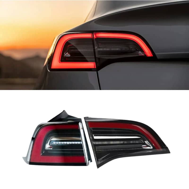 4-Pin LED Inner Tail & Brake Light Replacement for Tesla Model 3 (2017-2023) & Model Y (2020-2023) – Direct Fit Upgrade