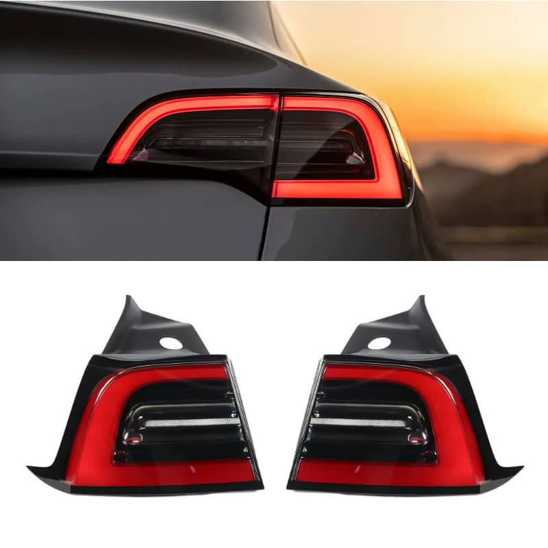4-Pin LED Inner Tail & Brake Light Replacement for Tesla Model 3 (2017-2023) & Model Y (2020-2023) – Direct Fit Upgrade
