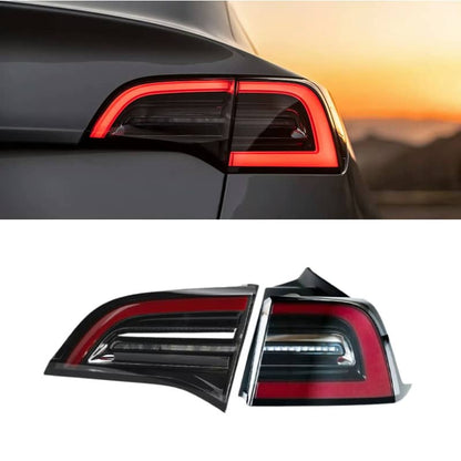 4-Pin LED Inner Tail & Brake Light Replacement for Tesla Model 3 (2017-2023) & Model Y (2020-2023) – Direct Fit Upgrade