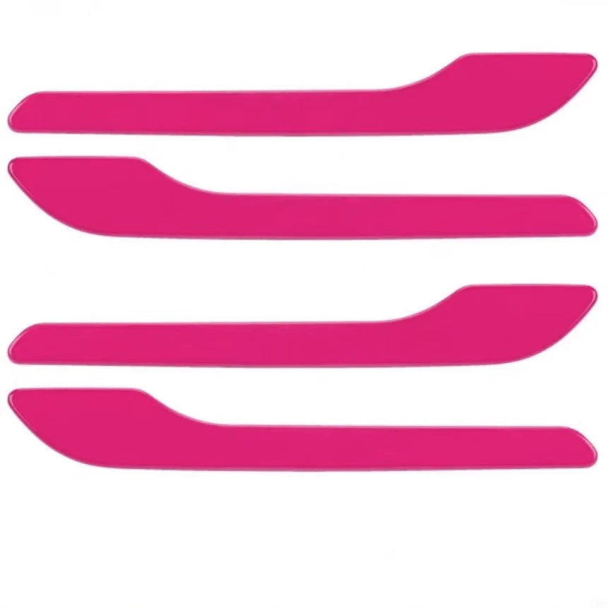 ABS Carbon Fiber Door Handle Cover Wrap Kit for Tesla Model 3/Y (2021-Present) – Scratch-Resistant Trim, 4-Piece Set by X-Auto