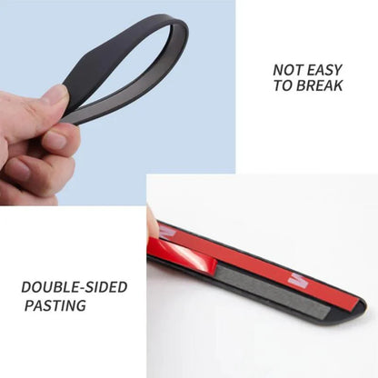 ABS Carbon Fiber Door Handle Cover Wrap Kit for Tesla Model 3/Y (2021-Present) – Scratch-Resistant Trim, 4-Piece Set by X-Auto