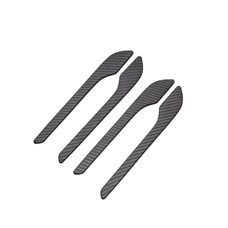 ABS Carbon Fiber Door Handle Cover Wrap Kit for Tesla Model 3/Y (2021-Present) – Scratch-Resistant Trim, 4-Piece Set by X-Auto
