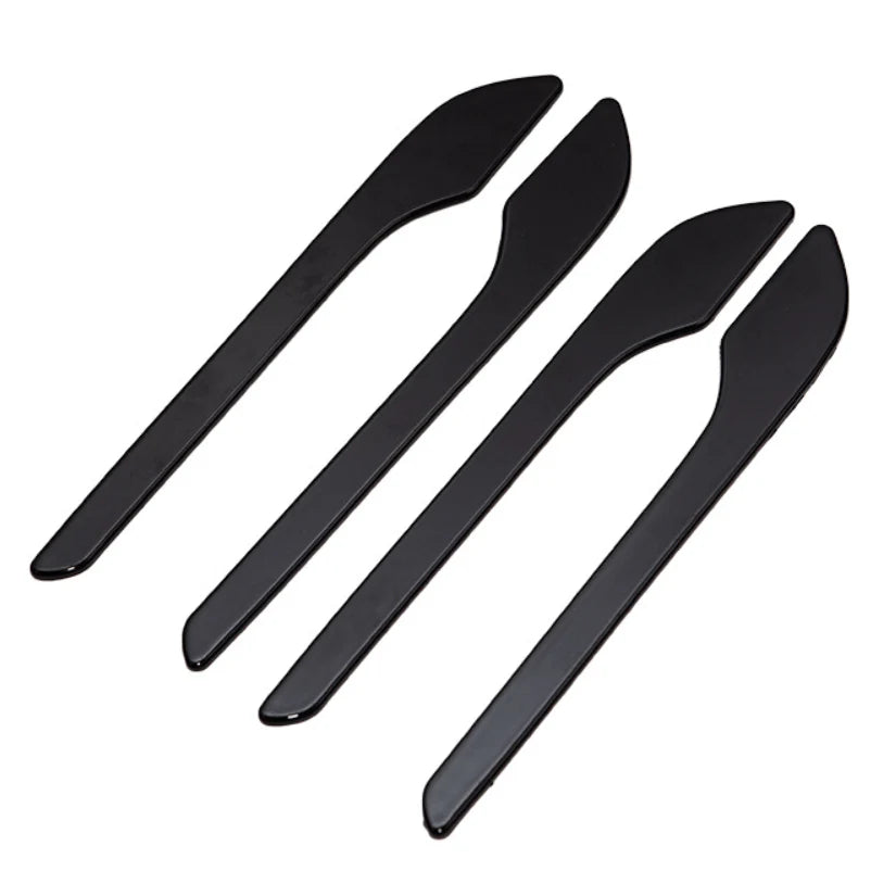 ABS Carbon Fiber Door Handle Cover Wrap Kit for Tesla Model 3/Y (2021-Present) – Scratch-Resistant Trim, 4-Piece Set by X-Auto