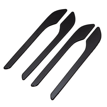 ABS Carbon Fiber Door Handle Cover Wrap Kit for Tesla Model 3/Y (2021-Present) – Scratch-Resistant Trim, 4-Piece Set by X-Auto