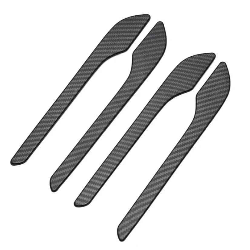 ABS Carbon Fiber Door Handle Cover Wrap Kit for Tesla Model 3/Y (2021-Present) – Scratch-Resistant Trim, 4-Piece Set by X-Auto