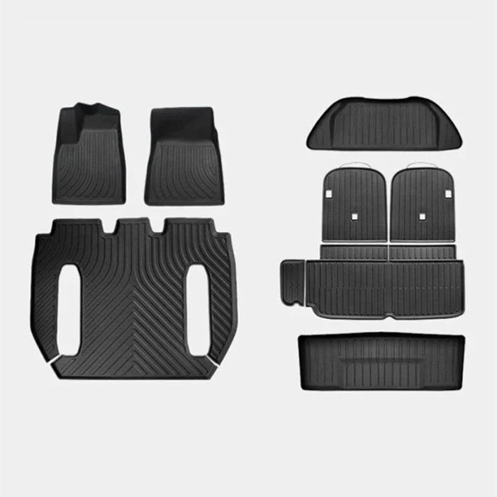 All-Weather Floor Mats for Tesla Model X – Custom Fit, Non-Slip, Eco-Friendly Interior Protection