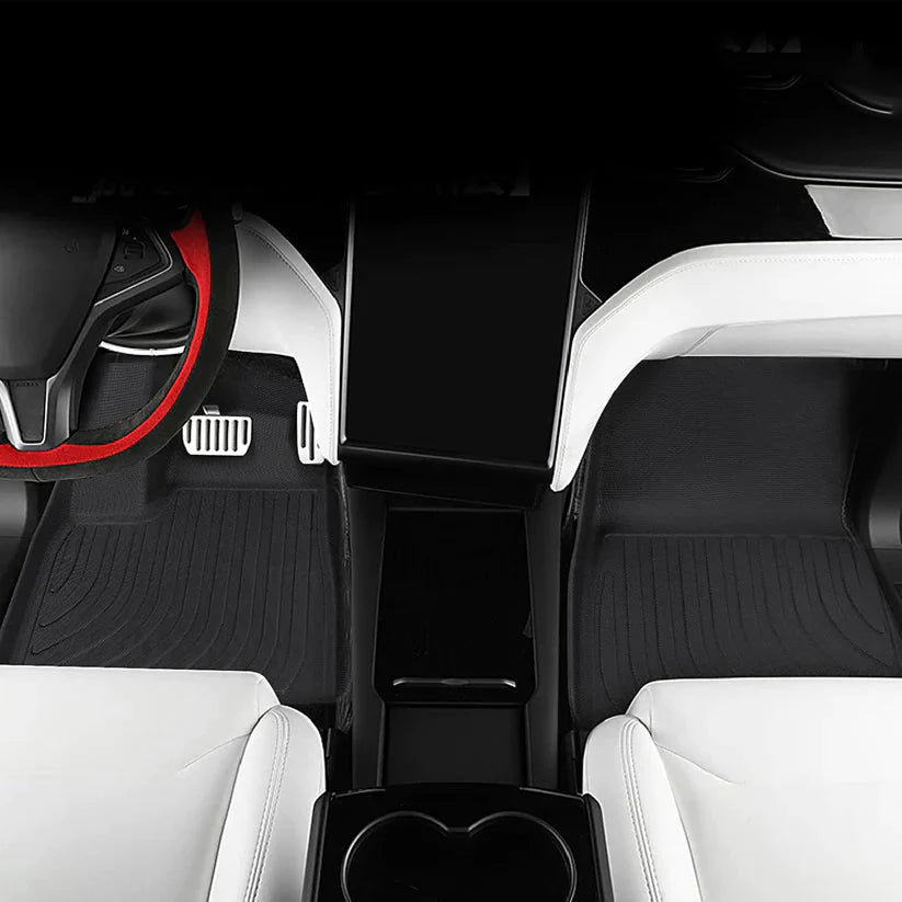 All-Weather Floor Mats for Tesla Model X – Custom Fit, Non-Slip, Eco-Friendly Interior Protection