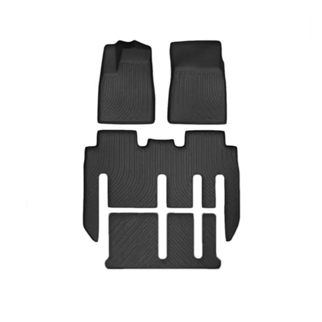 All-Weather Floor Mats for Tesla Model X – Custom Fit, Non-Slip, Eco-Friendly Interior Protection