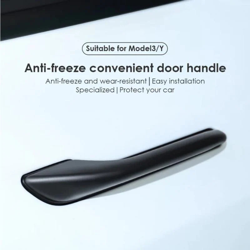 Anti-Freeze Door Handle Cover for Tesla Model 3 (2017–2025) Highland & Model Y (2020–2025), Durable ABS Protective Handle Guard – Frost-Proof & Easy Installation