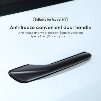 Anti-Freeze Door Handle Cover for Tesla Model 3 (2017–2025) Highland & Model Y (2020–2025), Durable ABS Protective Handle Guard – Frost-Proof & Easy Installation